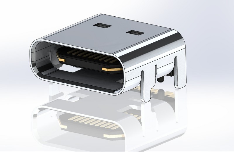 usb-type-c口Rhino犀牛模型下载